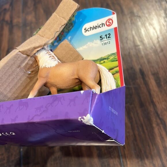 SCHLEICH NEW / Haflinger Mare HORSE W/ Braids 13812 new never played with - Picture 5 of 7